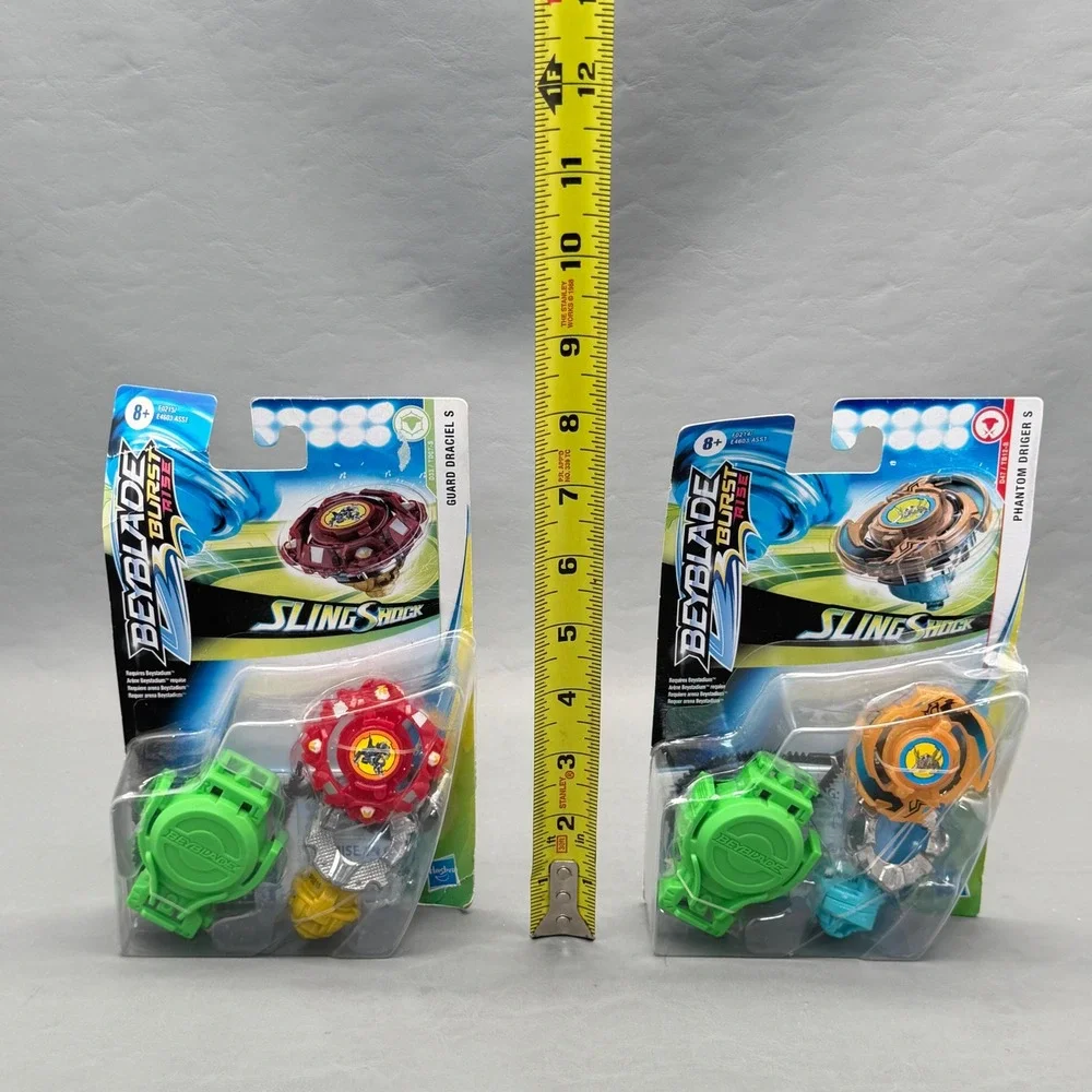 Lot of 3 Beyblade Burst Rise SlingShock Guard Draciel S Defense Type Hasbro NIP